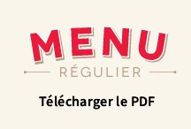 Menus reguliers